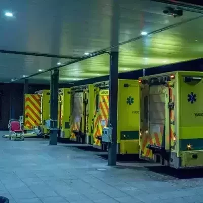 NHS ambulances