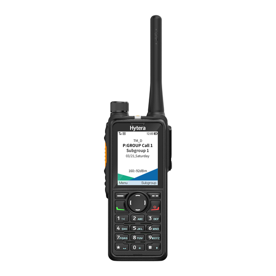Hytera HP7 Series professional DMR portable radio