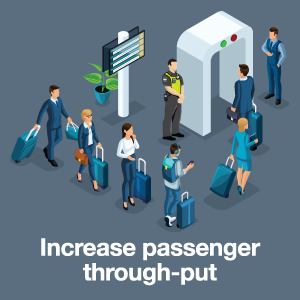 Increase passenger through-put